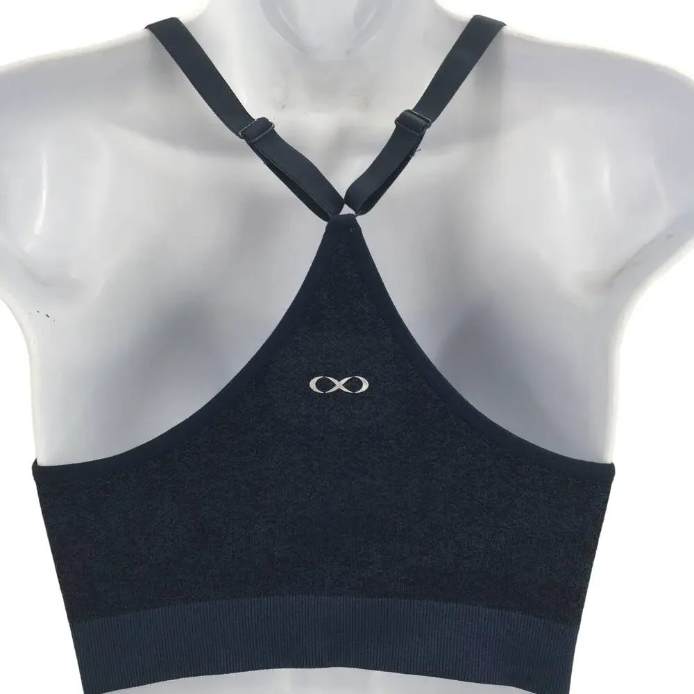 Modern Eternity Navy Blue Maternity Nursing Bra Adjustable straps Sports Soft - Picture 5 of 6
